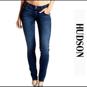 Hudson Skinny Dark Wash Jeans 25
